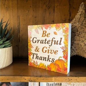 Autumn Themed Decorative Sign